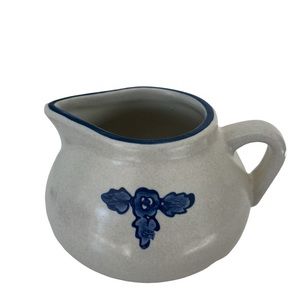 Pfaltgraff Yorktowne Gravy Boat Large Milk Creamer Blue Flowers